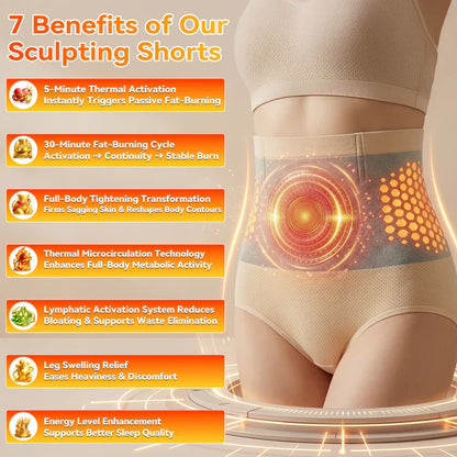 🎖️𝐎𝐟𝐟𝐢𝐜𝐢𝐚𝐥 𝐁𝐫𝐚𝐧𝐝 𝐒𝐭𝐨𝐫𝐞 |  4-In-1 Micro-Particle Sculpting & Fat-Burn Shorts